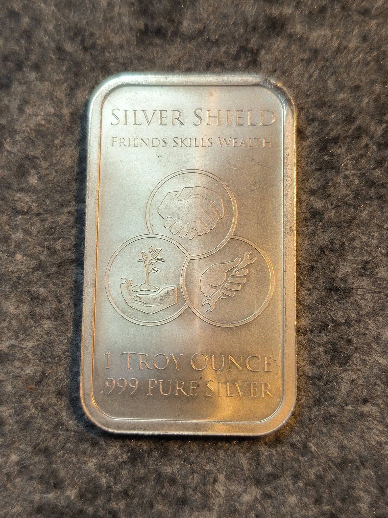 Lingots d'argent d'investissement