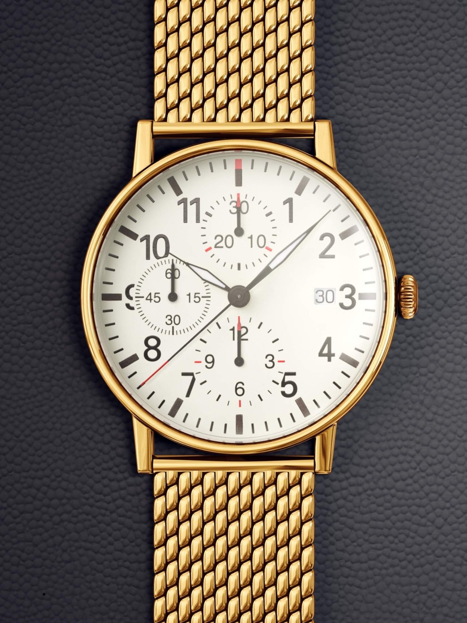 Détails techniques montre or pour expertise au rachat montre or