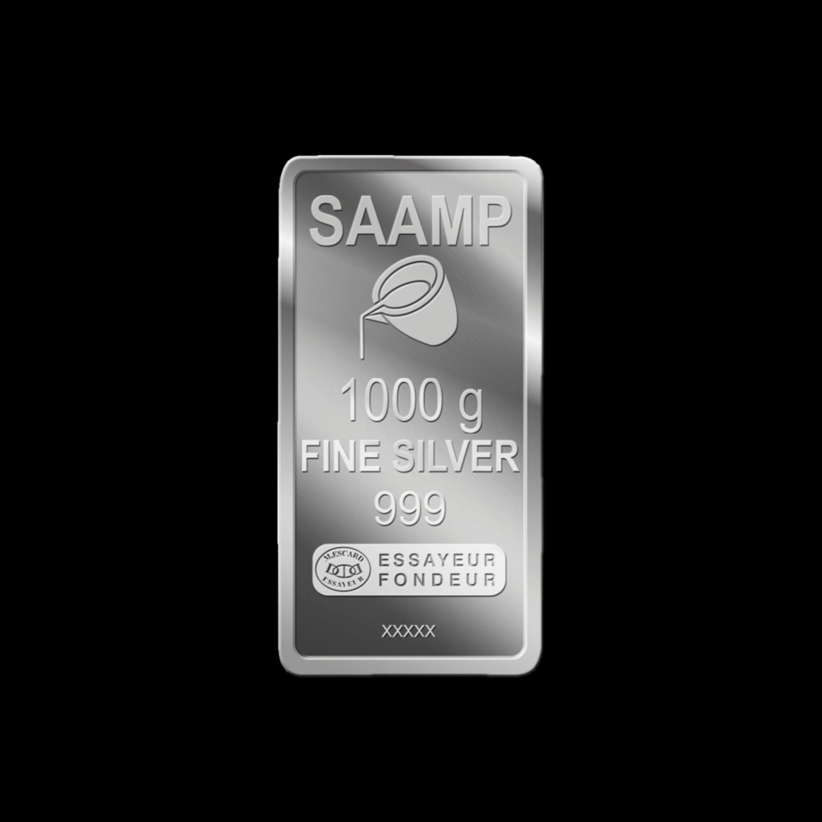 Lingot argent 1kg LBMA certifié 999 millièmes pureté