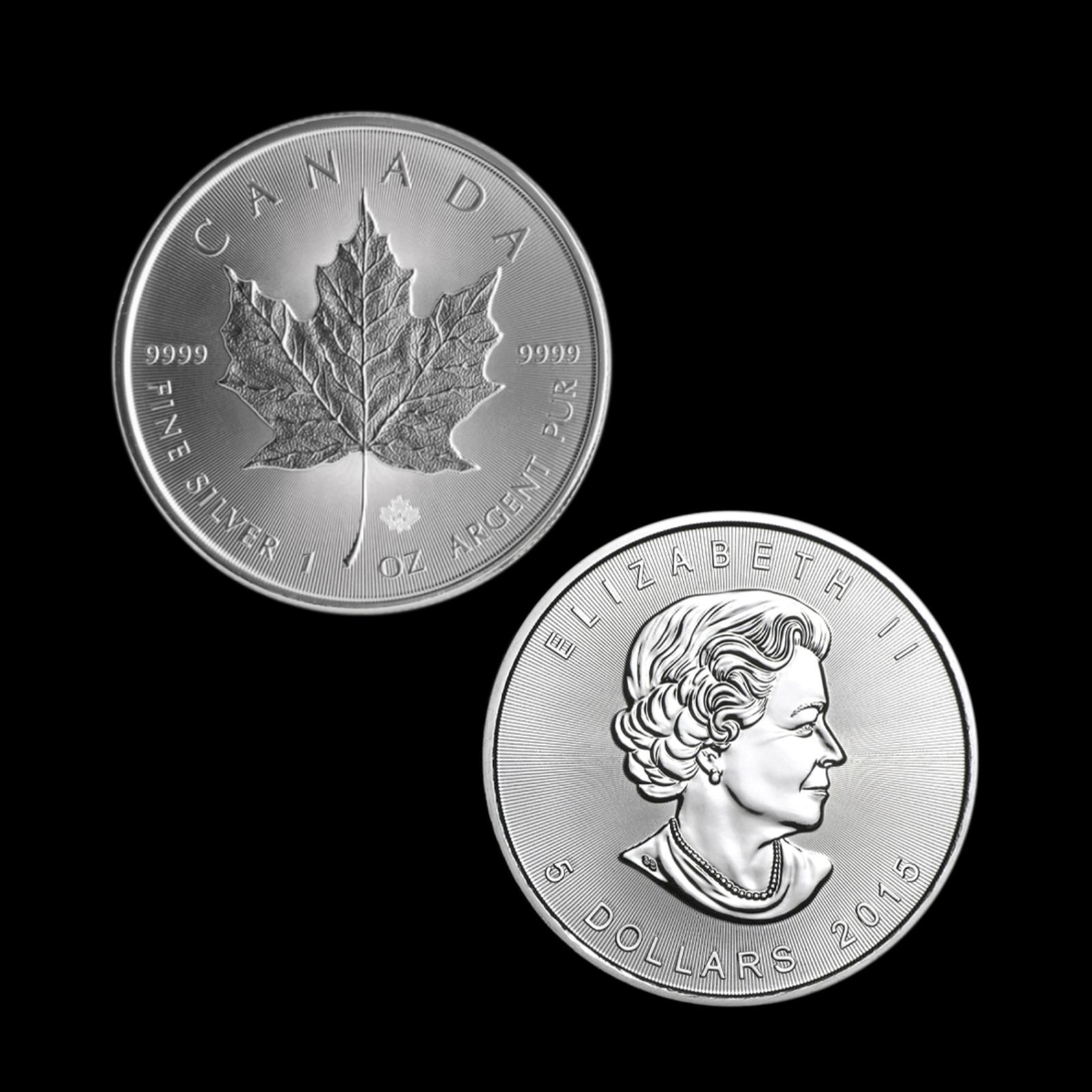 Maple Leaf argent 1 once pureté 9999