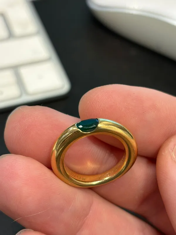 Bague or pierres — sur mesure Mougins